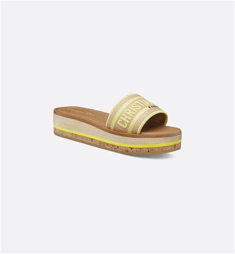 dioriviera dway slide price|christian dior platform slide.